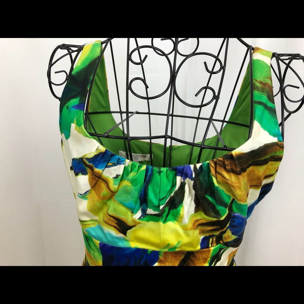 Evan-Picone sleeveless floral print dress 4P - Picture 8 of 8